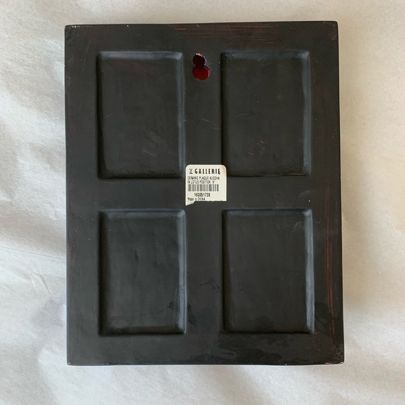 Z GALLERIE Ceramic Panel - Buddha on Lotus 9” - Picture 4 of 5